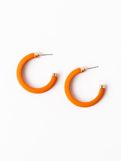 Amanda Earrings | Orange