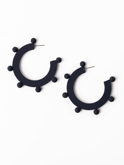 Astrid Earrings | Navy