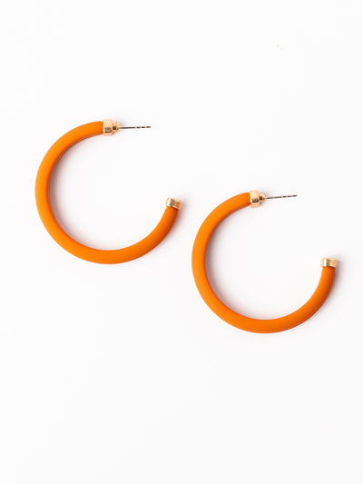 Amanda Earrings | Orange