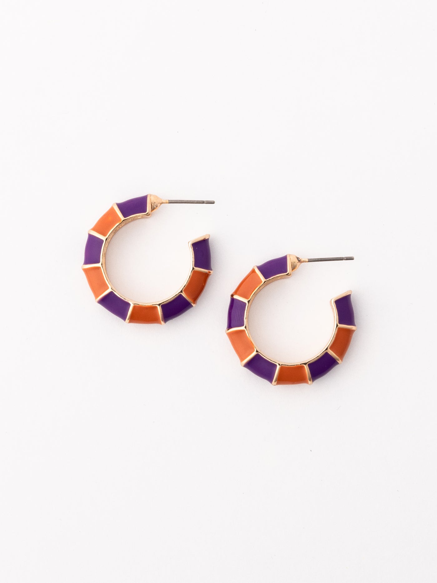 Ashlynn Earrings | Purple + Orange