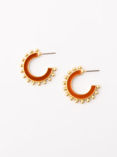 Hadley Earrings | Orange