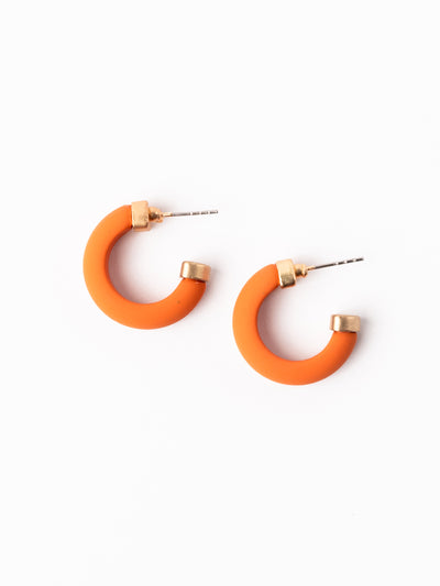Amanda Earrings | Orange