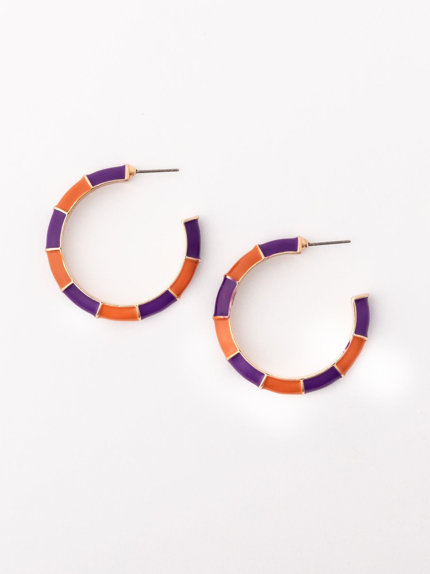 Ashlynn Earrings | Purple + Orange
