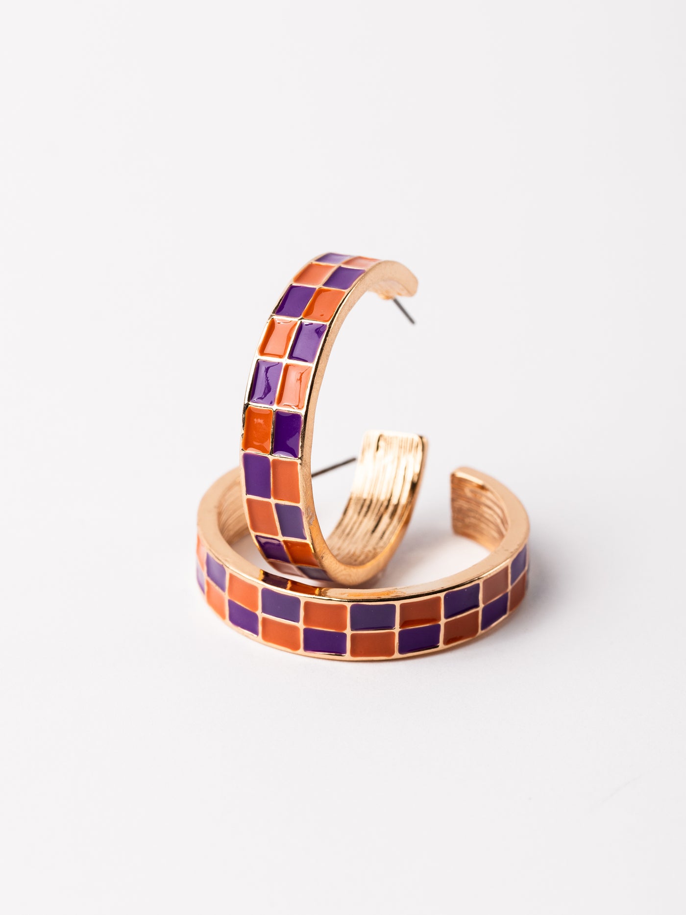 Sunny Earrings | Purple + Orange