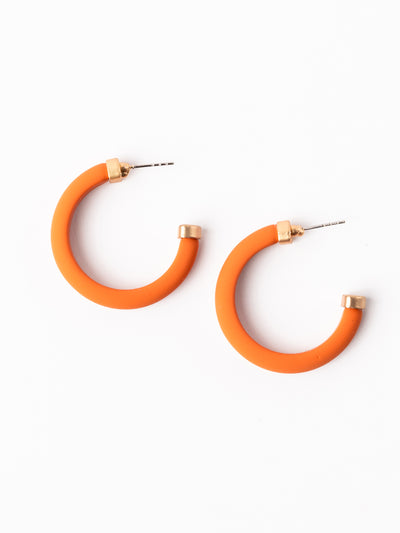 Amanda Earrings | Orange