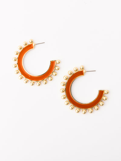 Hadley Earrings | Orange
