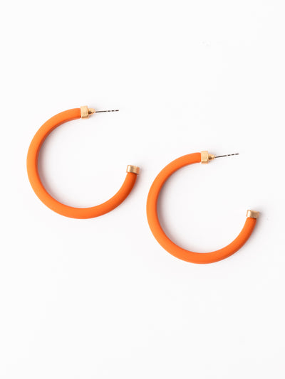 Amanda Earrings | Orange