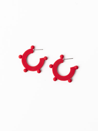 Astrid Earrings | Red