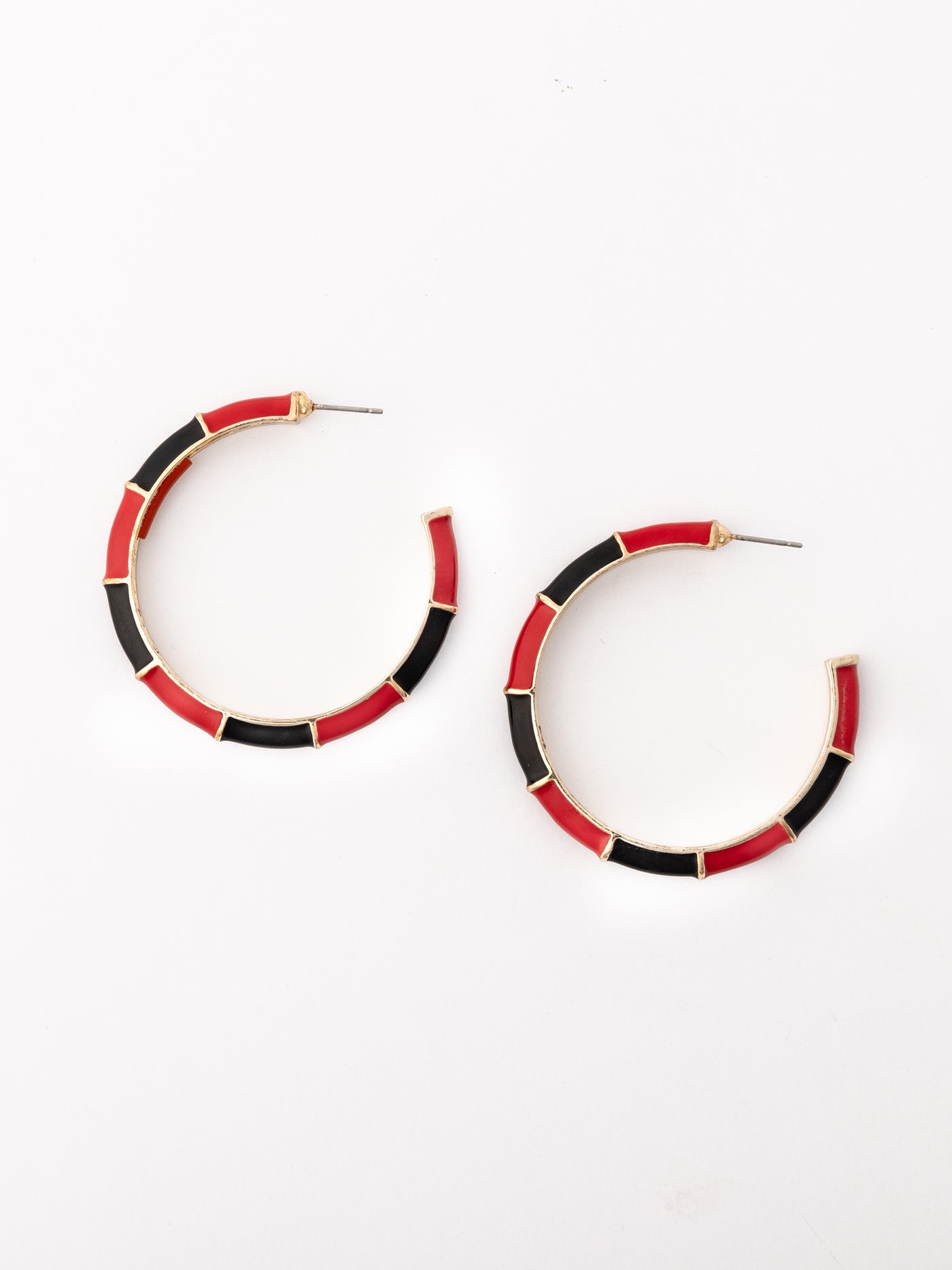 Ashlynn Earrings | Red + Black