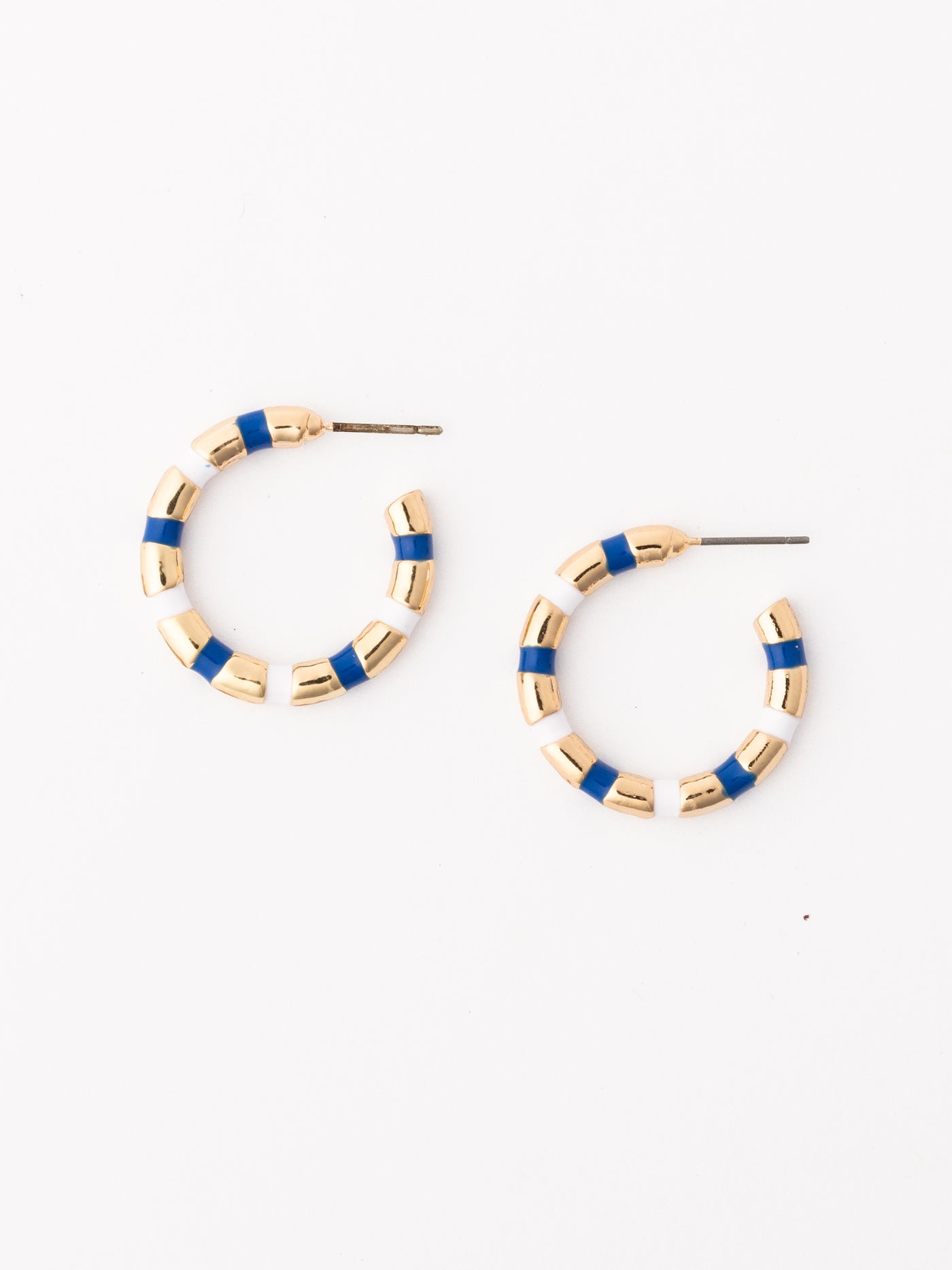 Nellie Earrings | Blue + White