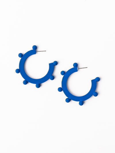 Astrid Earrings | Blue + White