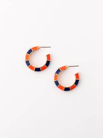 Ashlynn Earrings | Blue + Orange