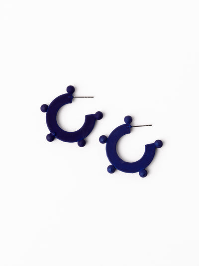 Astrid Earrings | Blue + Orange