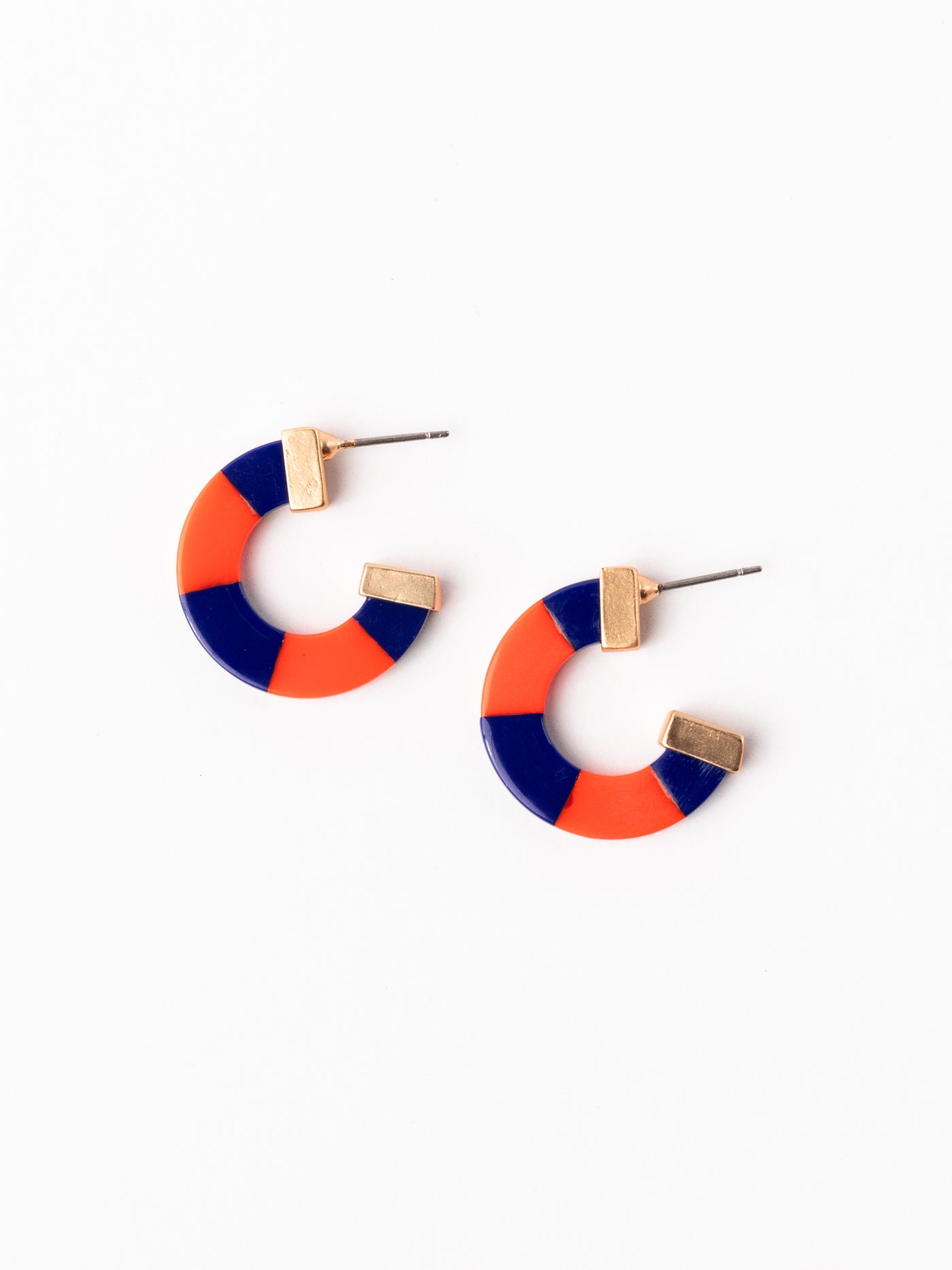 Melody Earrings | Blue + Orange