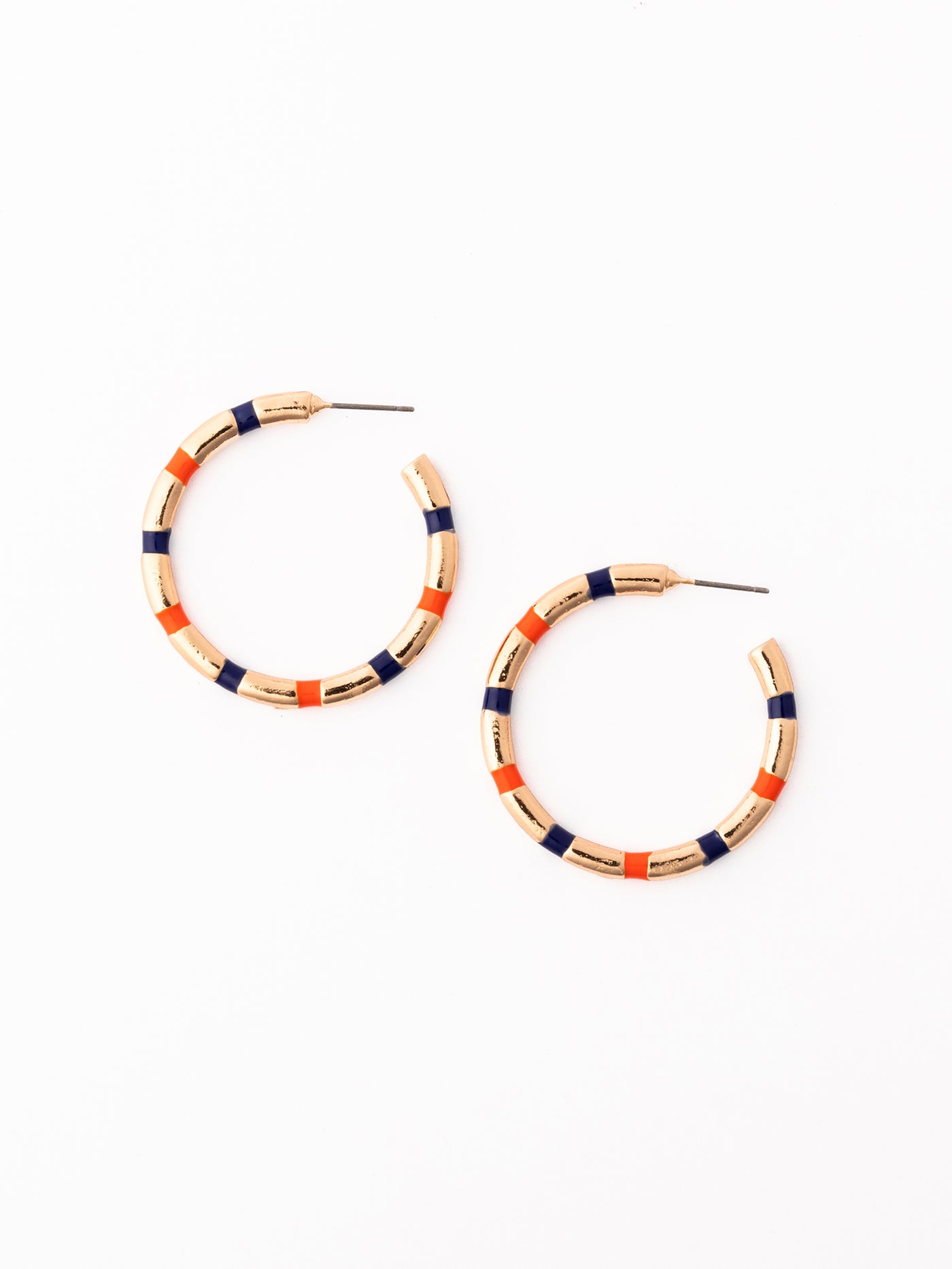 Nellie Earrings | Blue + Orange