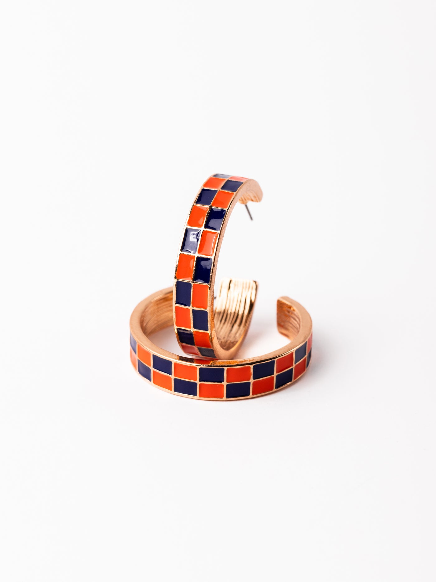 Sunny Earrings | Blue + Orange