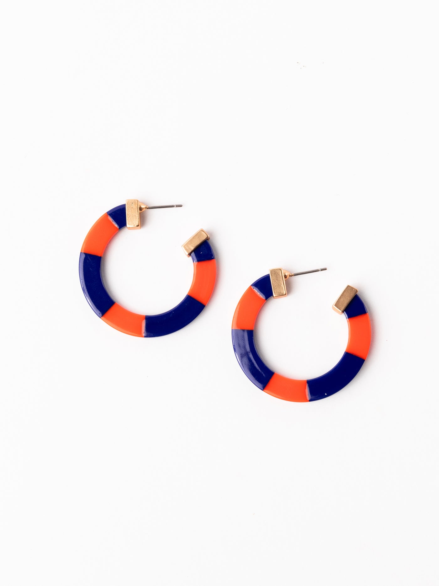 Melody Earrings | Blue + Orange