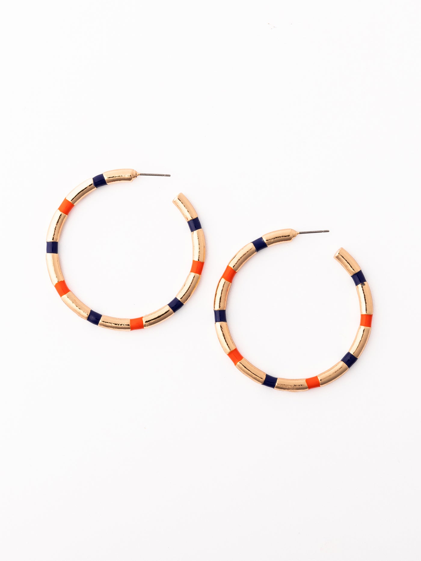 Nellie Earrings | Blue + Orange