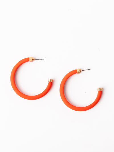 Amanda Earrings | Blue + Orange
