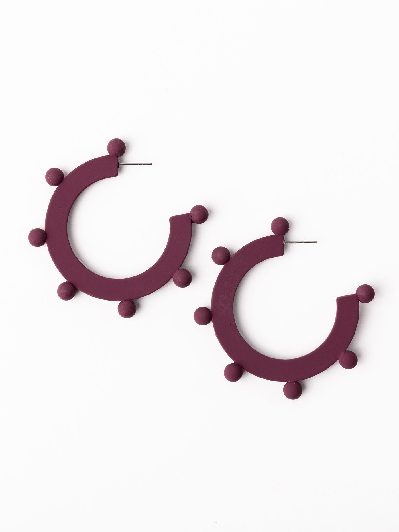 Astrid Earrings | Garnet