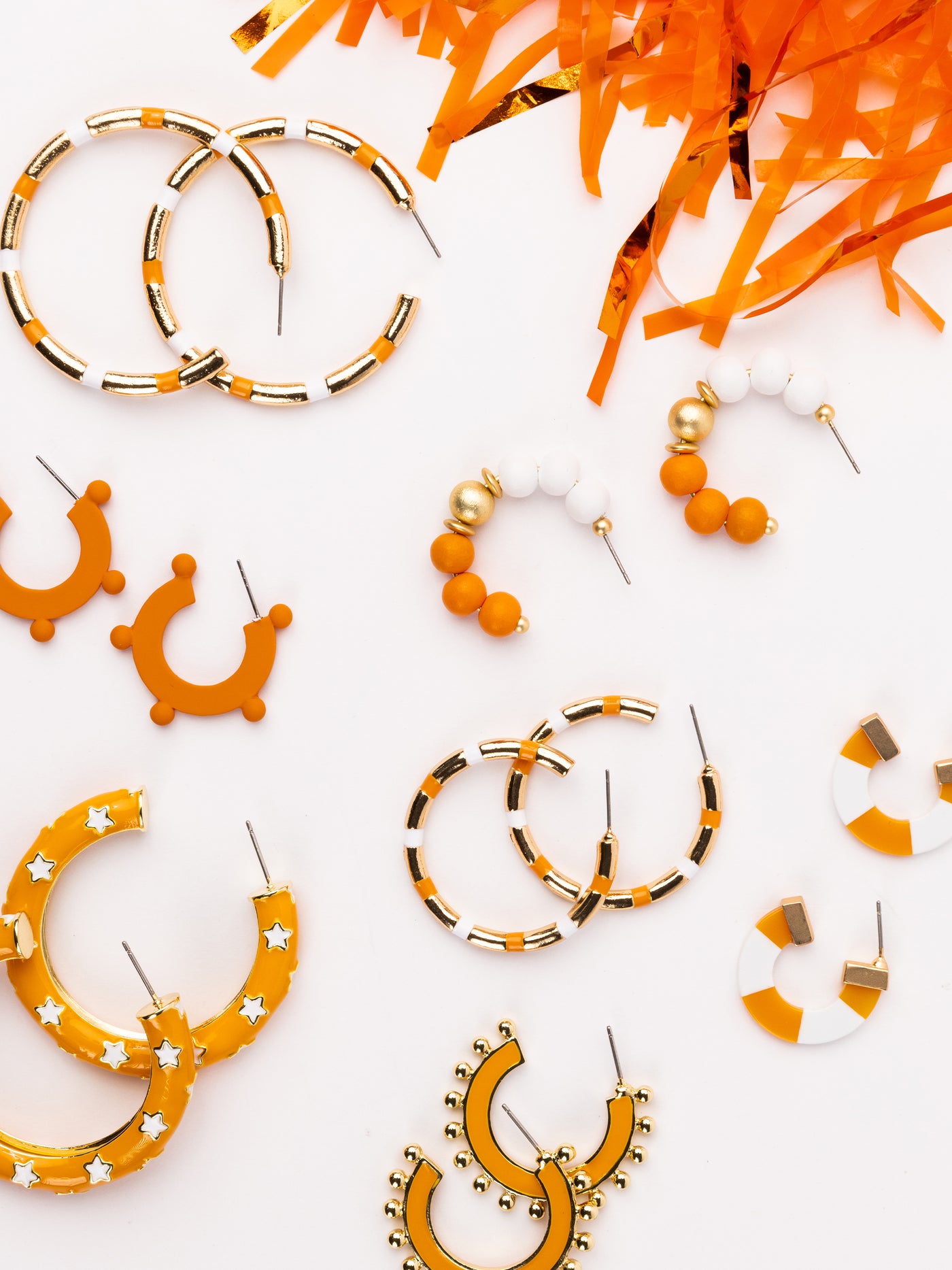 Hadley Earrings | Orange