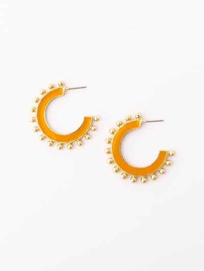 Hadley Earrings | Orange