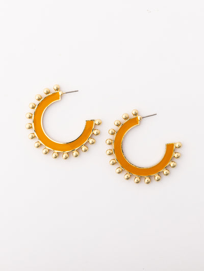 Hadley Earrings | Orange