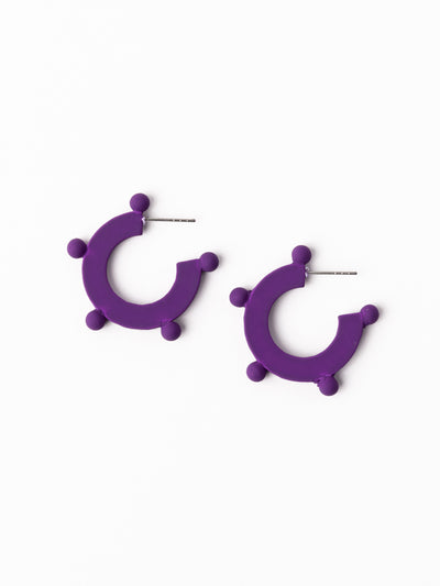 Astrid Earrings | Purple