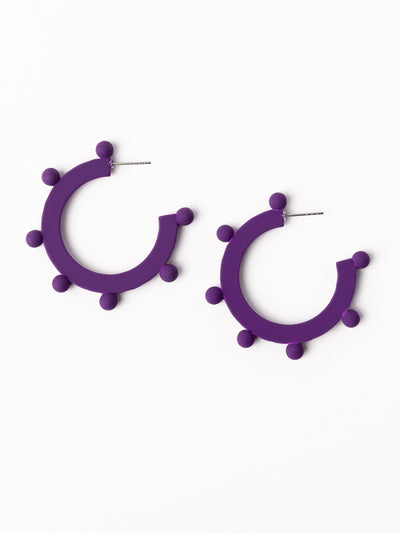 Astrid Earrings | Purple