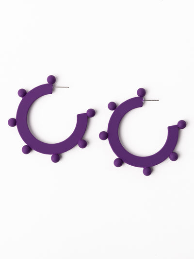 Astrid Earrings | Purple