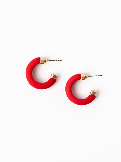 Amanda Earrings | Red