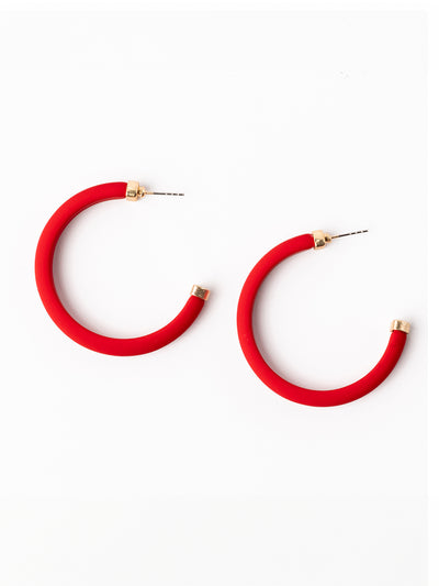 Amanda Earrings | Red