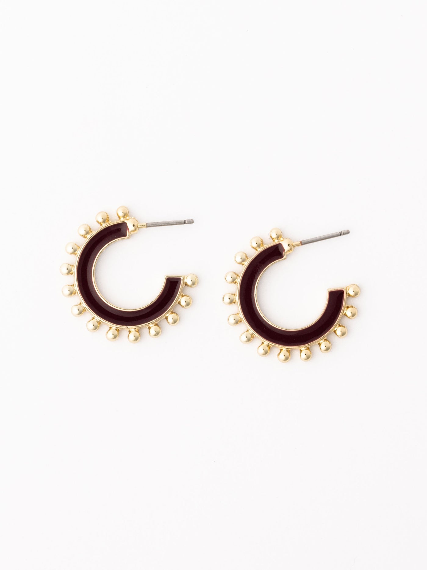 Hadley Earrings | Maroon