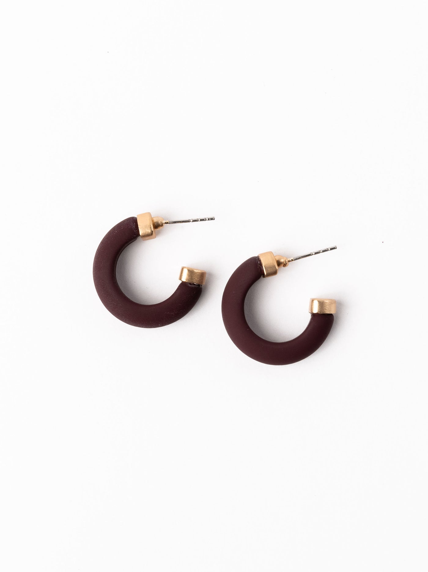 Amanda Earrings | Maroon