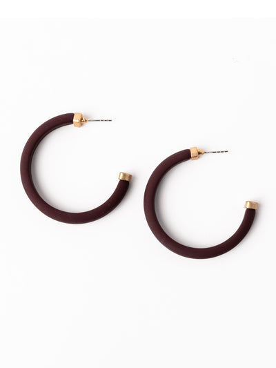 Amanda Earrings | Maroon