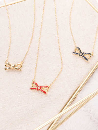 Luxe Bow Necklaces