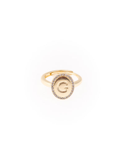 Samantha Luxe Initial Ring