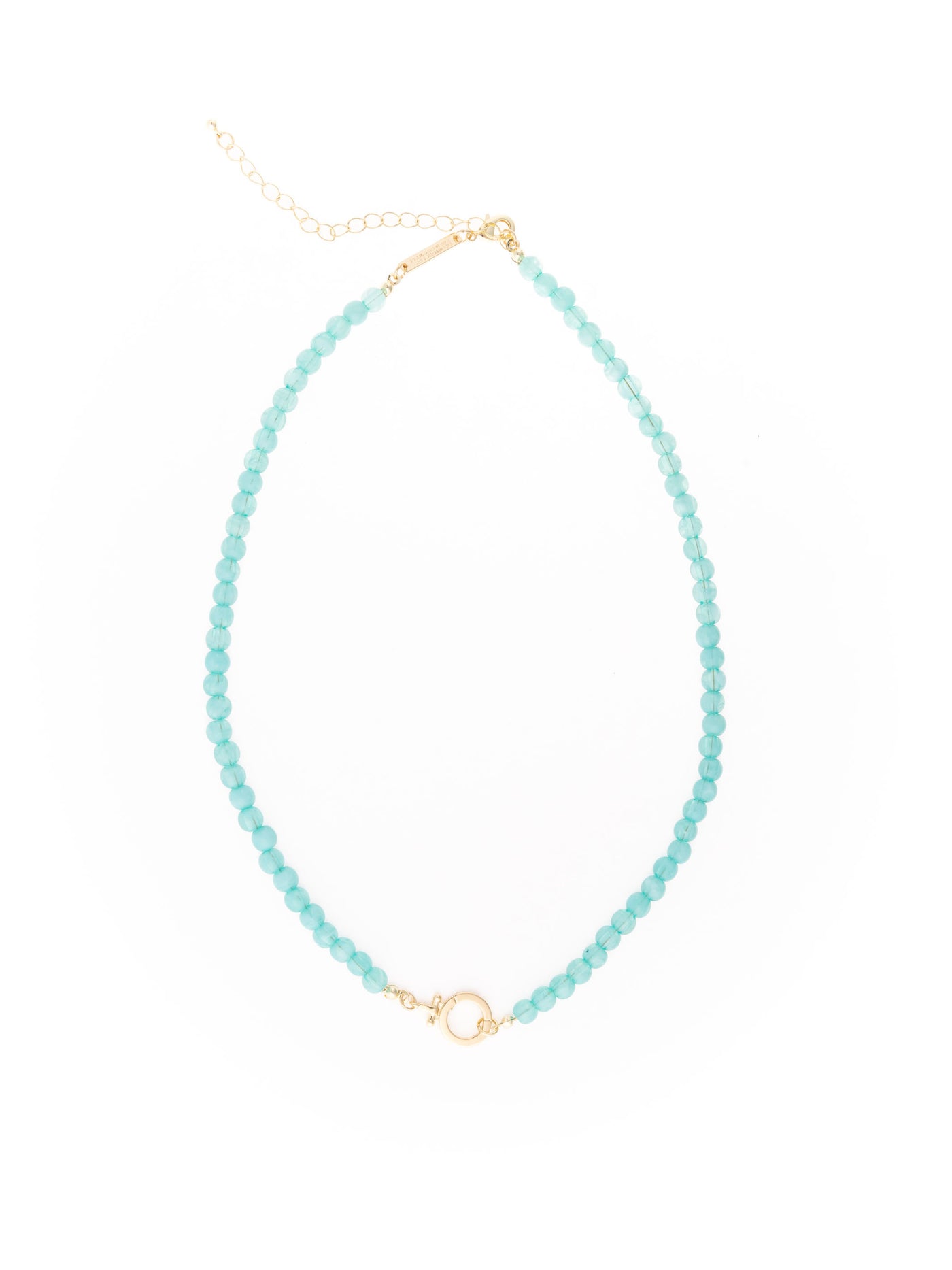 Thea Luxe Beaded Necklace | Aqua