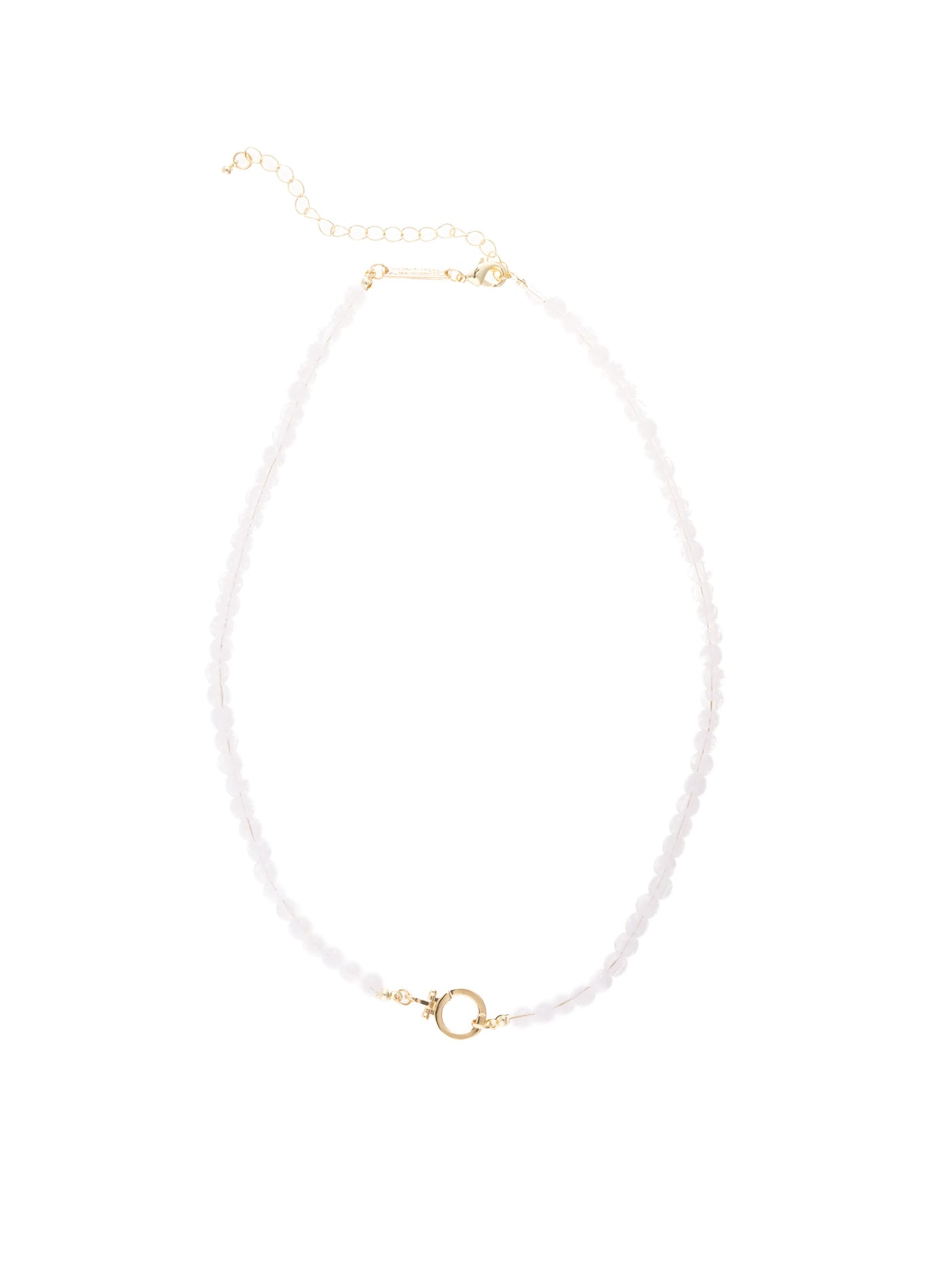 Thea Luxe Beaded Necklace | White