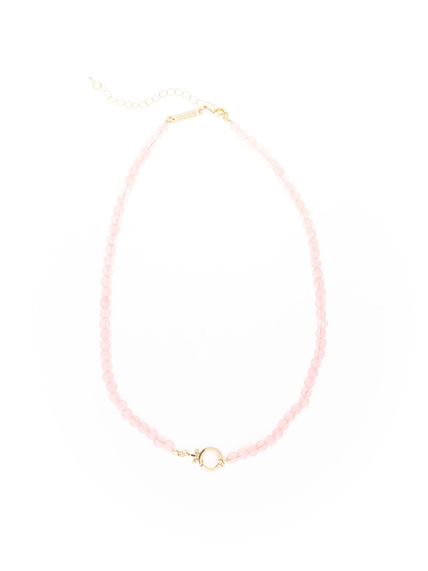 Thea Luxe Beaded Necklace | Blush