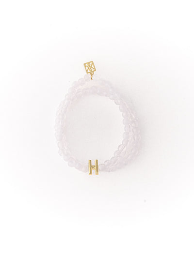 Paris Initial Bracelets