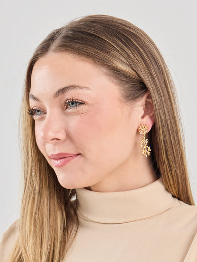 Channa Coral Earrings