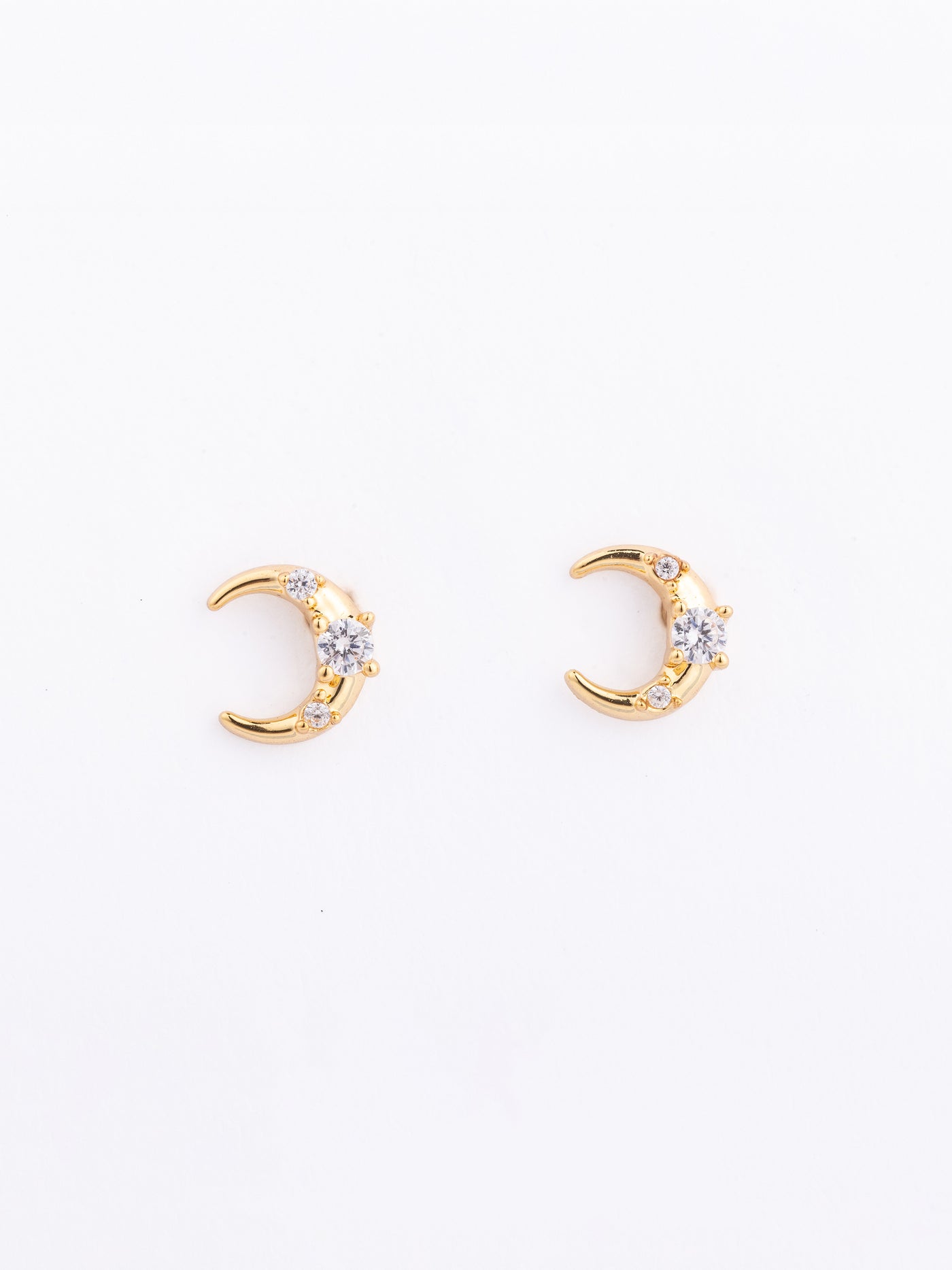 Merritt Crescent Stud Earrings