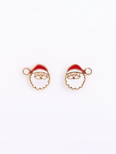 MM Girl Stud Earrings | Santa