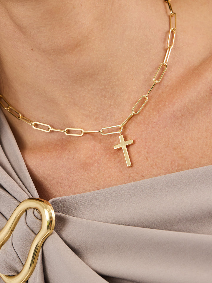 Mara Cross Necklace – MICHELLE MCDOWELL