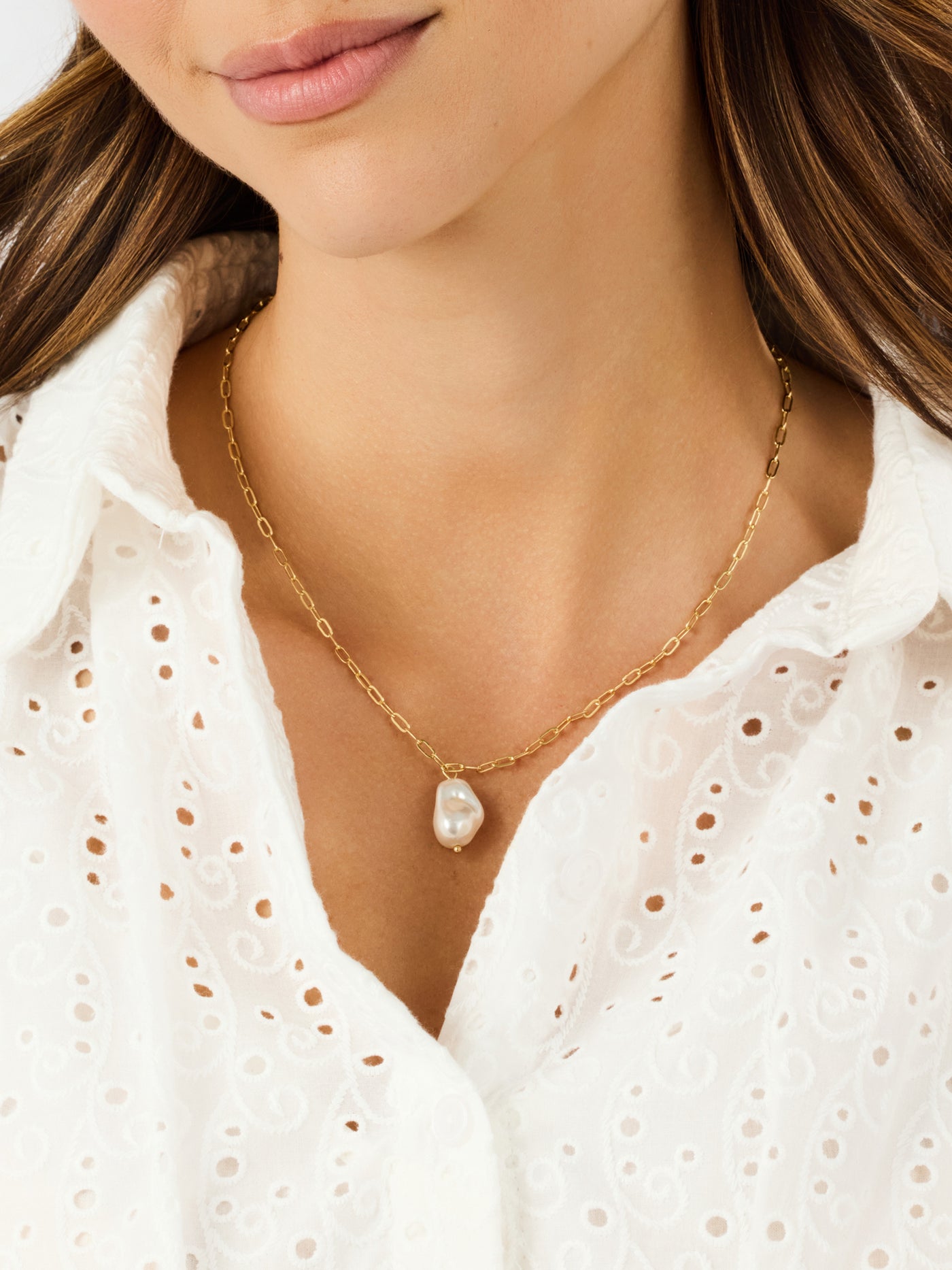 Harper Pearl Necklace – MICHELLE MCDOWELL