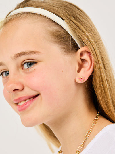 MM Girl Stud Earrings | Donuts