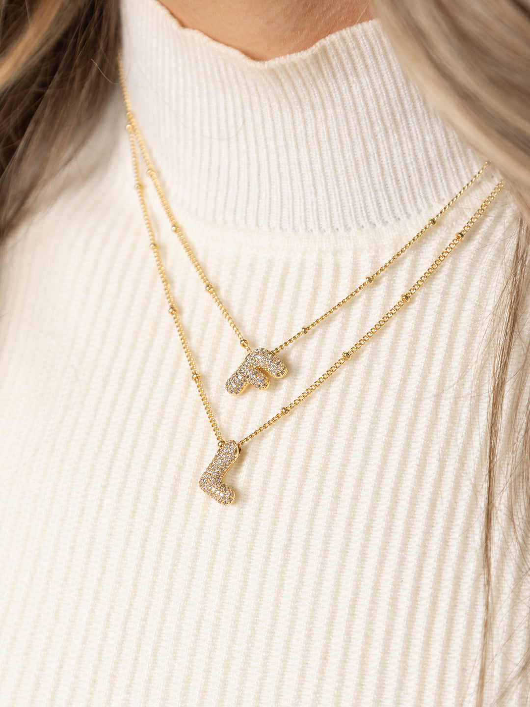 Chloe Initial Necklace – MICHELLE MCDOWELL