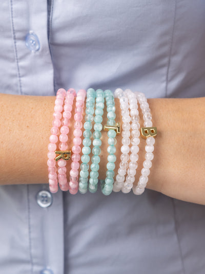 Paris Initial Bracelets