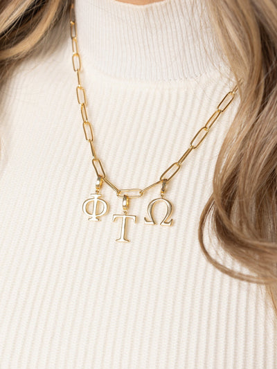 Greek Letter Charms